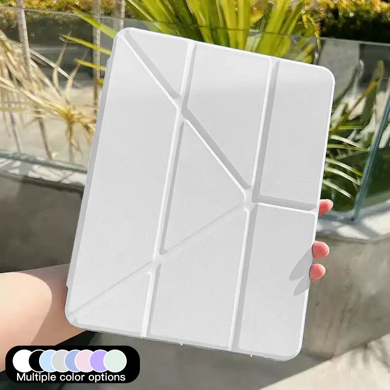 For 2025 iPad A16 Case iPad 11th Generation 11th Air7 6 9th Cover Gen iPad Pro11 4 5 10.9in 12.9 M2 M3 M4 Pencil Holder Case