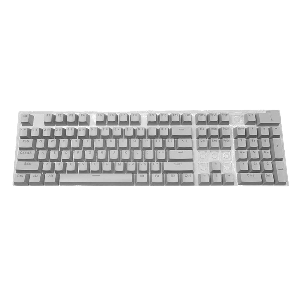 104pcs ABS Universal Mechanical Keyboard Keycaps Desktop Computer Ergonomic Blank Keycaps For Cherry MX Mechanical Keyboard Caps