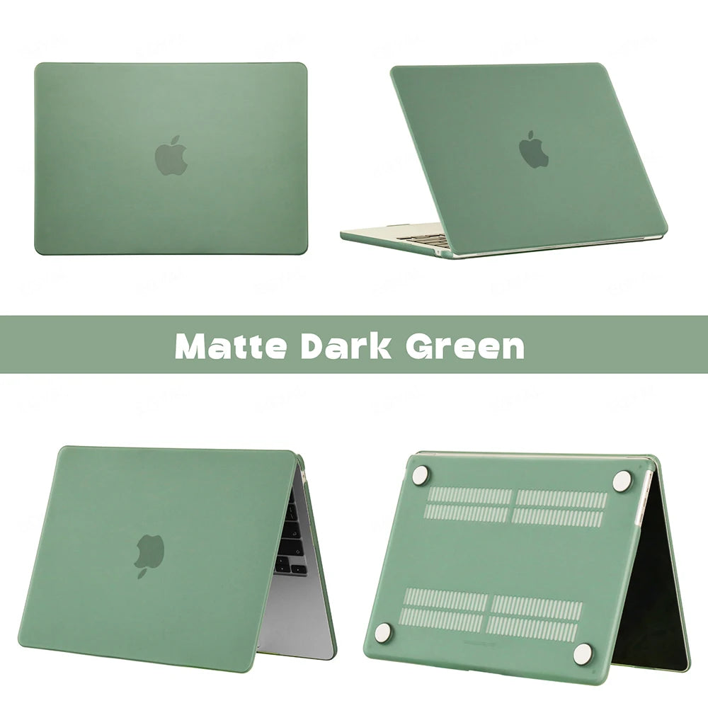 For Macbook Air 13 Case for Laptop accessories Macbook Air M1 M2 2025 M4 Air 15 Funda Macbook Pro 14 case M3 2023 Pro 16 Cover