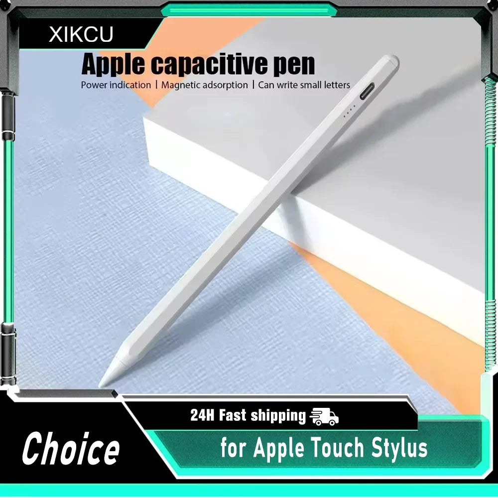For Apple Pencil Palm Rejection Power Display iPad Pencil Pen For iPad 2025 2024 2023 2022 2021 Pro Air Mini Specific Stylus
