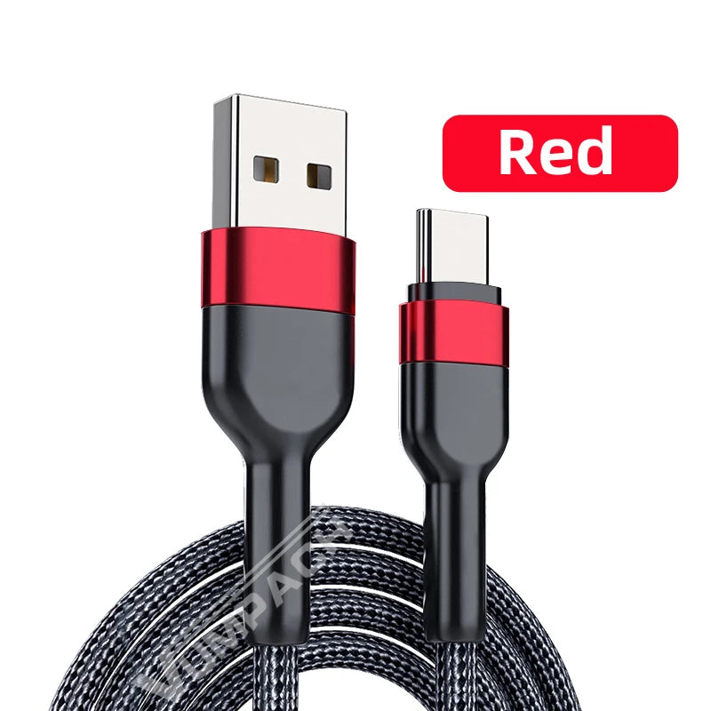 Fast usb c cable c type c cable Fast Charging Data Cord Charger For Samsung s21 xiaomi Vivio Iphone 16 15 Huawei Charging Cable