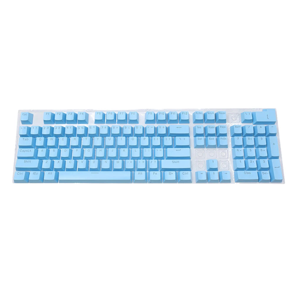 104pcs ABS Universal Mechanical Keyboard Keycaps Desktop Computer Ergonomic Blank Keycaps For Cherry MX Mechanical Keyboard Caps
