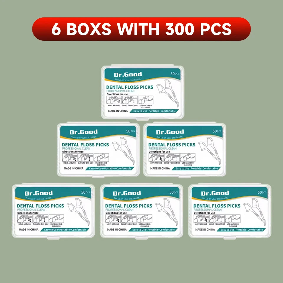 50/150/300/600/1000 PCS dental floss sticks oral care tools