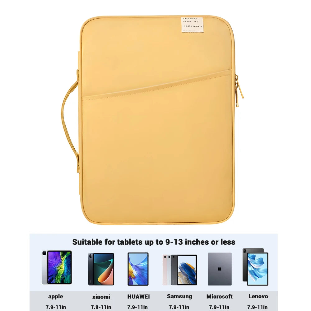 Tablet Handbag Case 9-11inch For iPad Air 4 5 Pro 11 Mini 5 6 iPad Case For XiaoMi 5 Samsung Huawei Lenovo Shockproof Pouch Bags