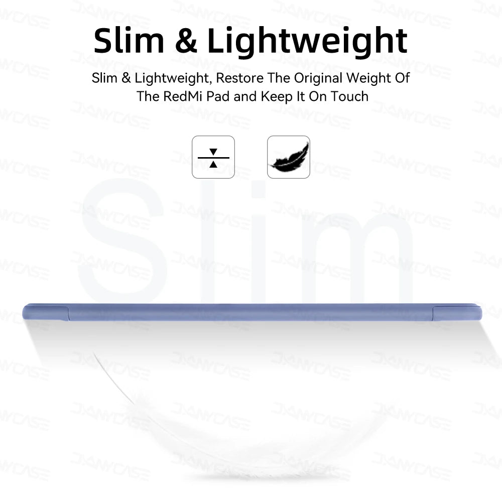 For Xiaomi Redmi Pad Pro 12.1" 2024 Case Flip Stand PU Protective Cover for RedMi Pad SE 11in 2023 Tablet Accessories