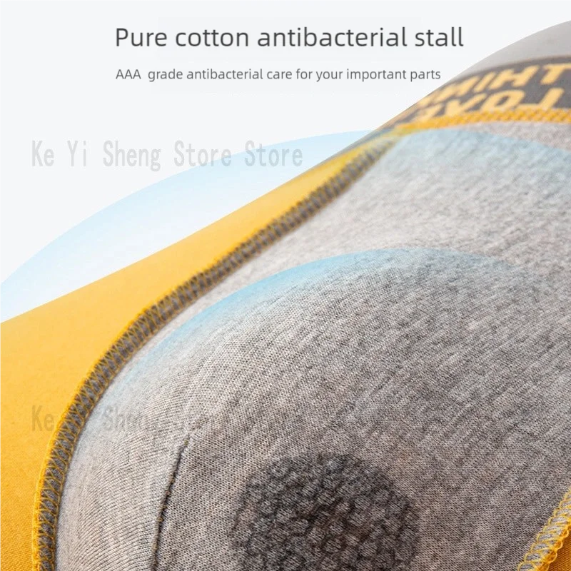 5-piece men's underwear, briefs, letters, breathable and comfortable set, multiple colors, L-4XL