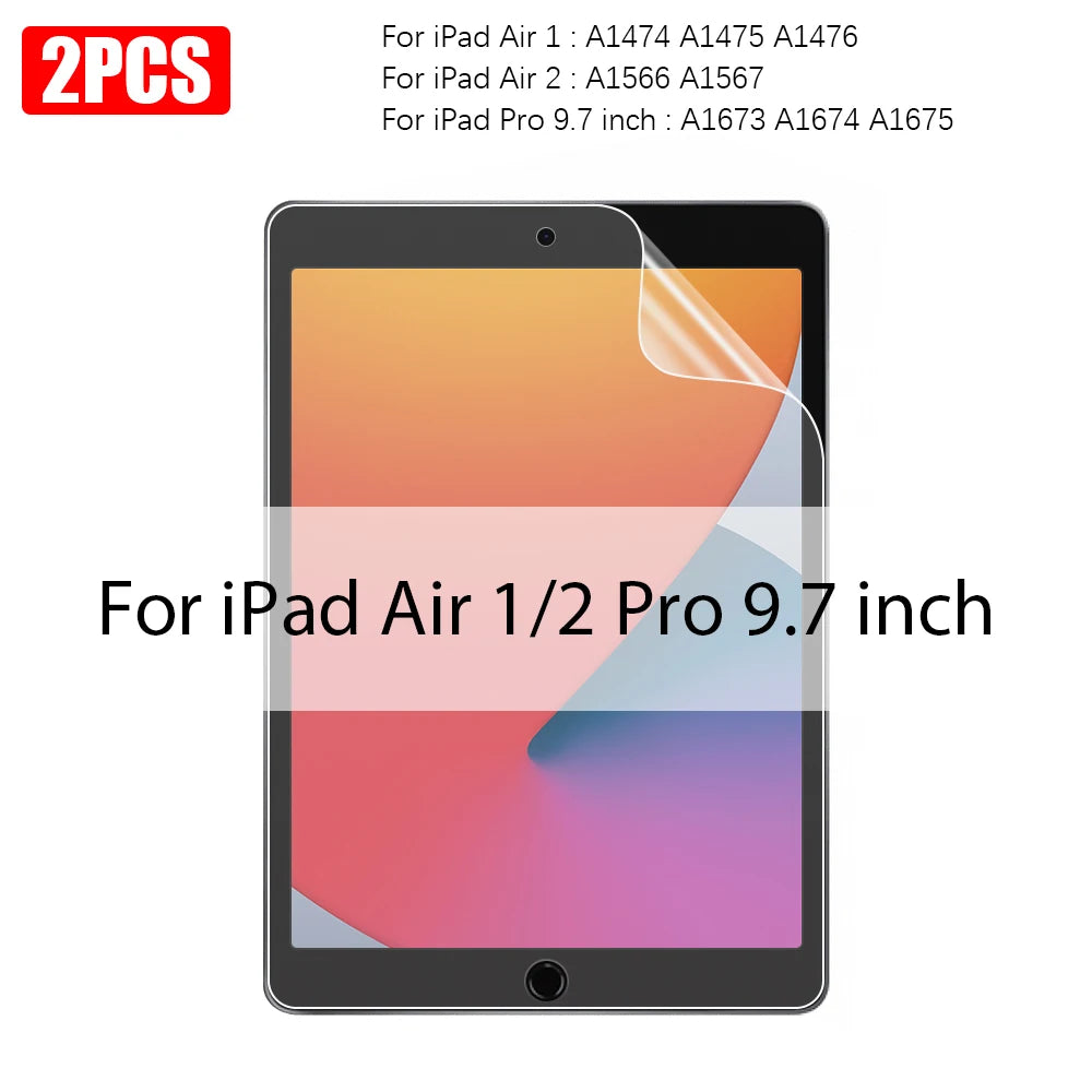 2PCS Paper Film Like For Ipad 10 10th Pro 13 M4 12.9 2025 Screen Protector For Ipad Air 11 5 4 M3 M2 A16 9th Generation Mini 6 7