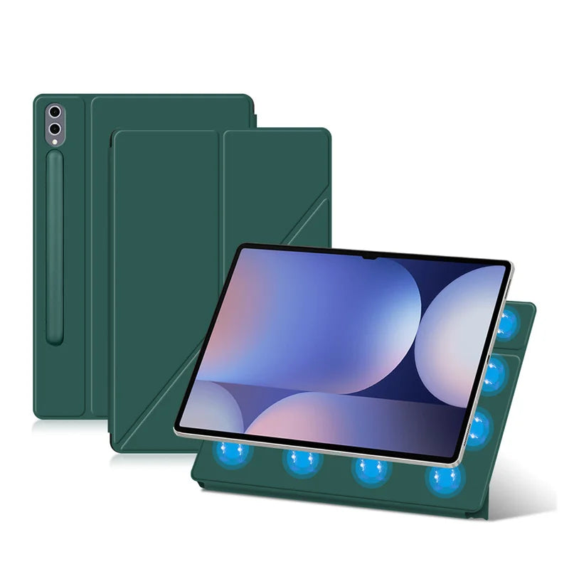Magnetic Case For Samsung Galaxy Tab S10 Ultra 14.6 S10 FE Plus 13.1" S10+ S9+ 12.4" S9 FE 10.9 S8 S7 11 inch Tablet Smart Cover