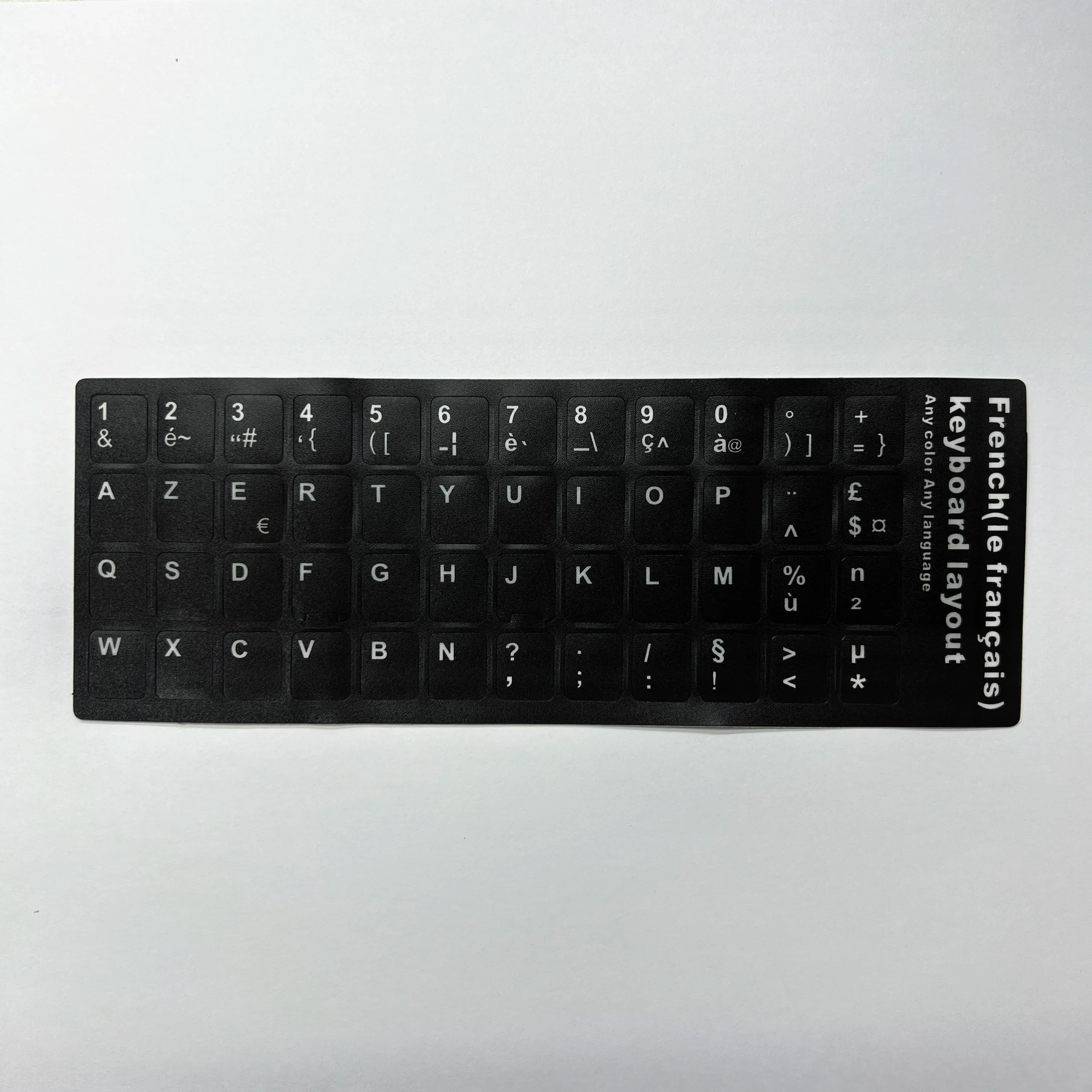 English Spanish Italian Korean French Deutsch Keyboard Stickers Frosted PVC Language Keyboard Sticker For Laptop Desktop PC