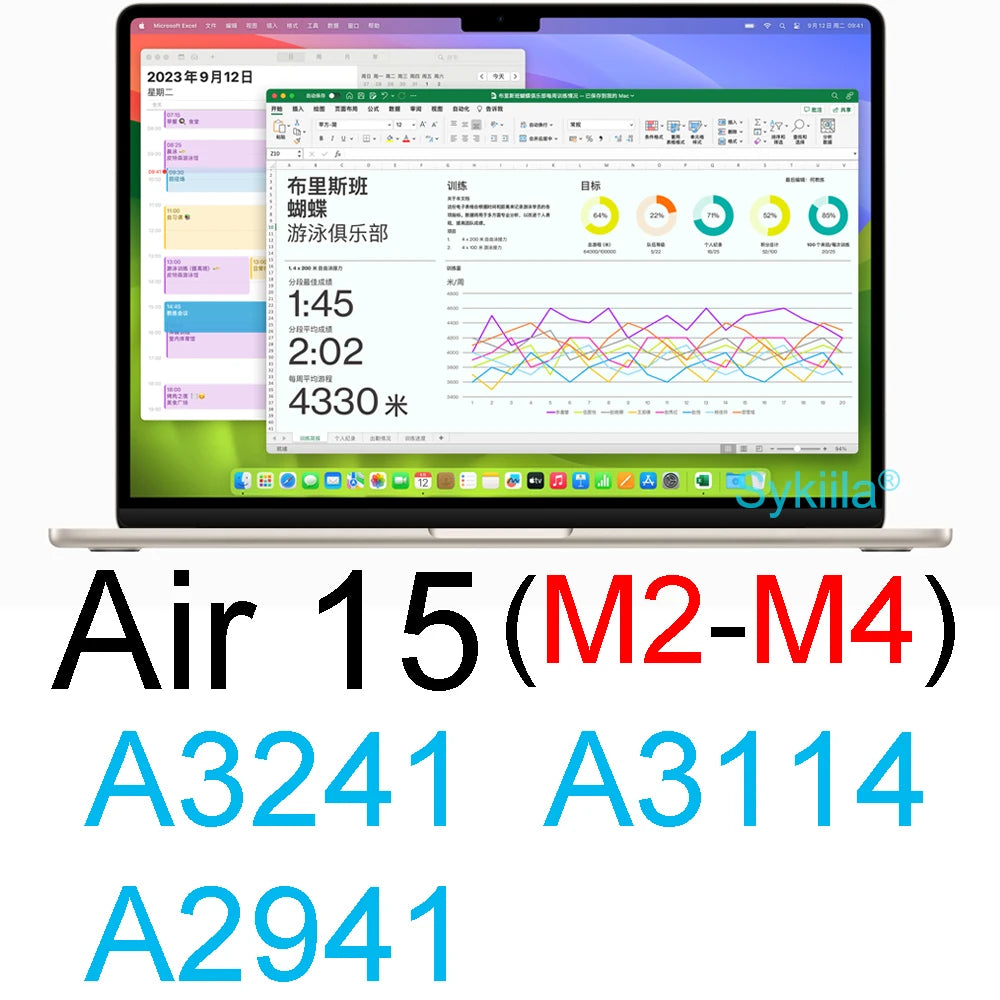 Screen Protector for MacBook Air 13 M4 M3 M2 M1 Air 15 Pro 13 14 15 16 M4 11 12 Skin HD Soft Film Guard A3113 A3114 A3421 A3420