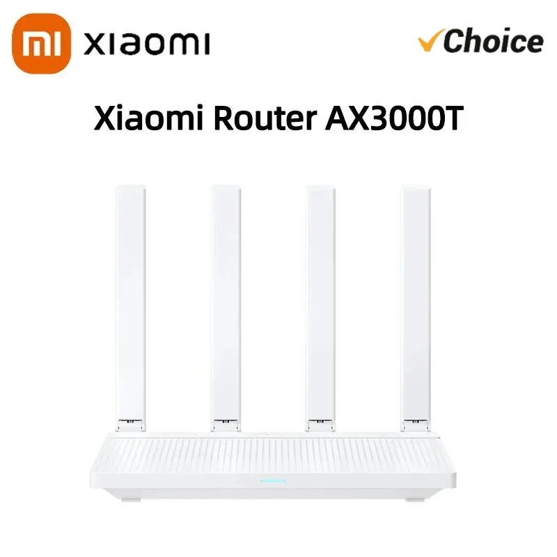 NEW Original Xiaomi AX3000T Router 5GHz 160MHz Broadband 1.3GHz Processor High Speed NFC Connection For Home Office Games -CN