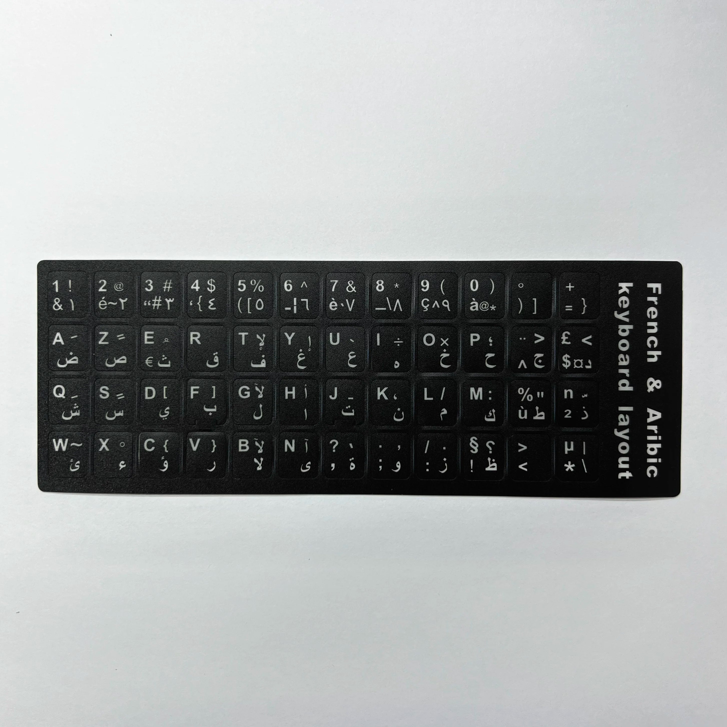 English Spanish Italian Korean French Deutsch Keyboard Stickers Frosted PVC Language Keyboard Sticker For Laptop Desktop PC