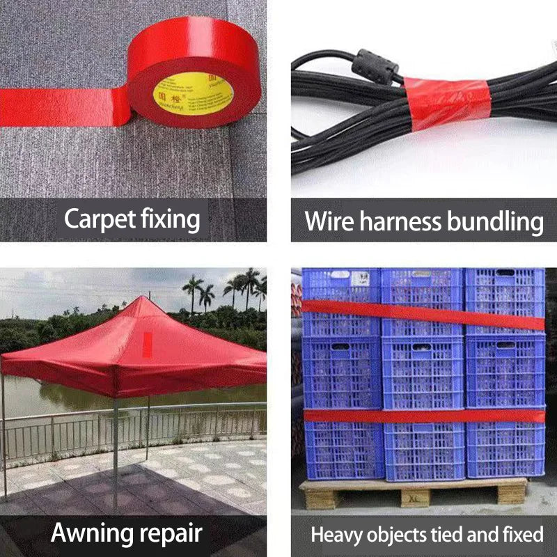 1roll Black Super Adhesive Fabric Duct Tape, Electric Bicycle Seat Repair, Tarpaulin Repair,blocks Water and Leaves No Glue