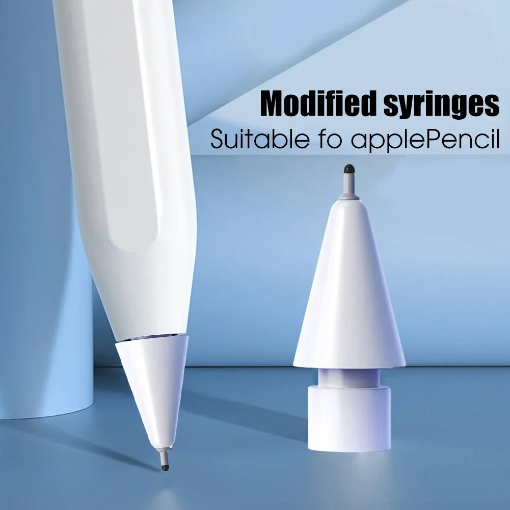 4X Replaceable Pencil Tips for Apple Pencil 1 2 Gen Soft Silicone Protective Cap Touch Screen Stylus Pen Nibs for IPencil 1 2