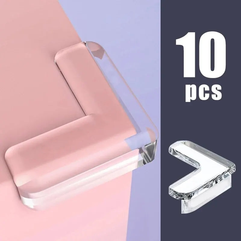 10PCS/4PCS Clear Anti-collision Coffee Table Furniture Corner Protectors Children's Soft Corner Sheathing Living Room Decor
