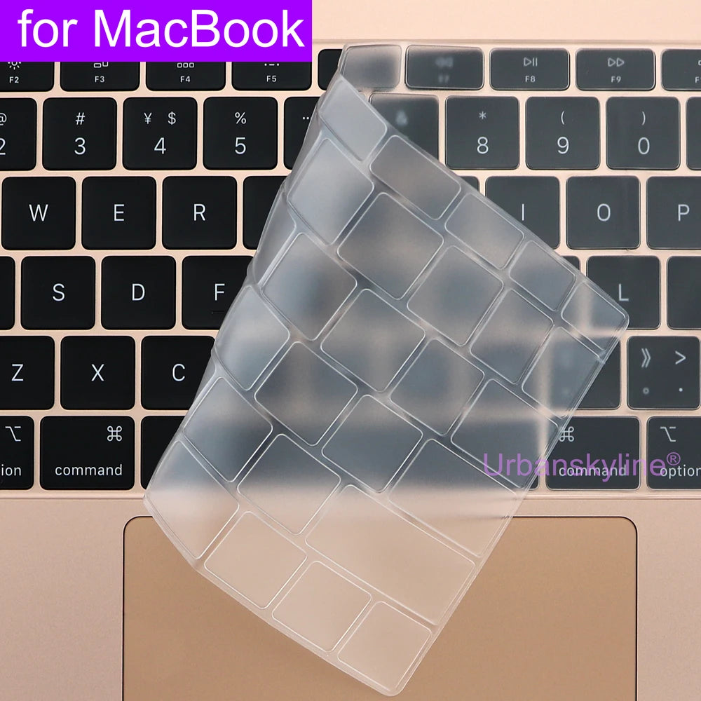 Keyboard Cover for Macbook Air 13 M3 15 Pro 14 M4 13 M2 16 Retina 11 Silicone Protector Skin Case A3113 A3114 A2681 A3240 A3241