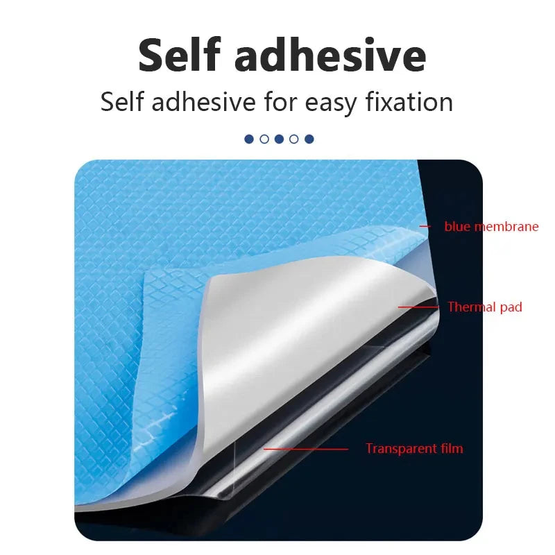 Ldpcsj 24W/Mk Gpu Cpu Thermal Pad Radiator Cooling Conductive Silicone Pad 80X4 0/100X100Mm High Quality Thermal Pad Heat Insulation