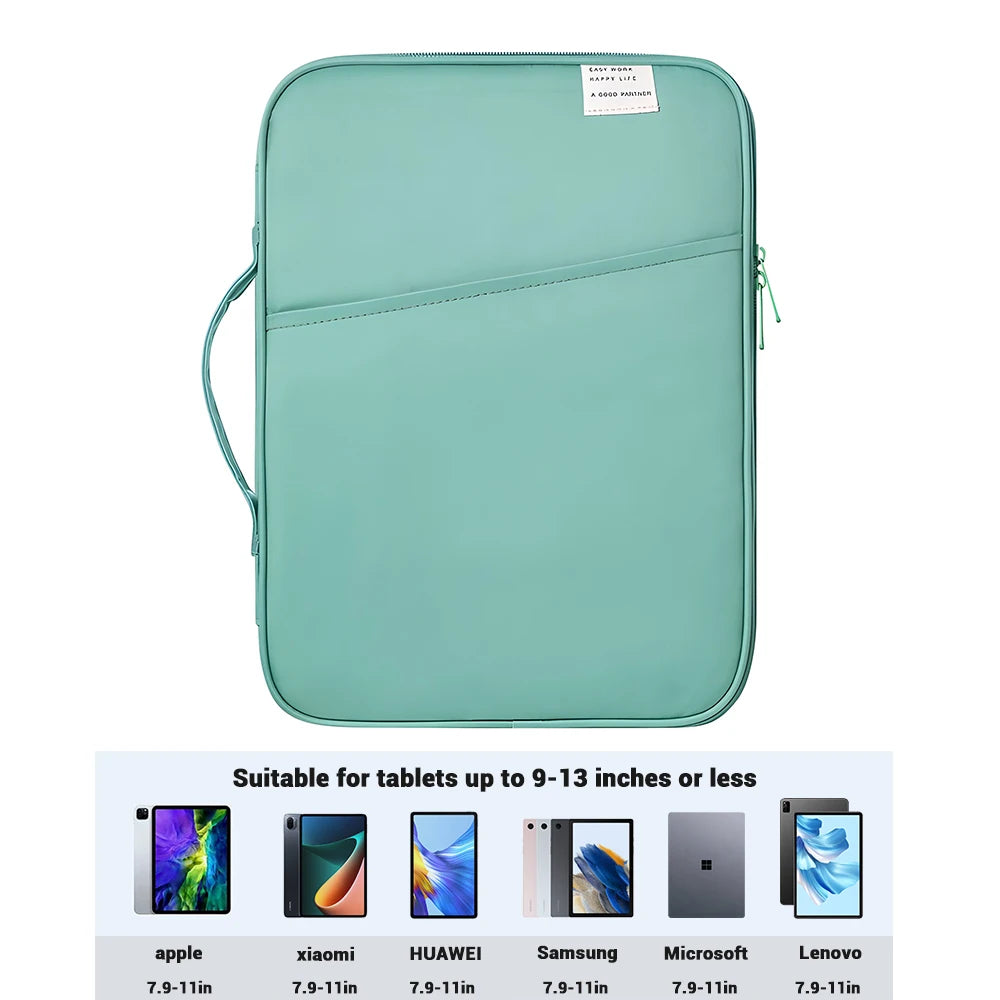 Tablet Handbag Case 9-11inch For iPad Air 4 5 Pro 11 Mini 5 6 iPad Case For XiaoMi 5 Samsung Huawei Lenovo Shockproof Pouch Bags