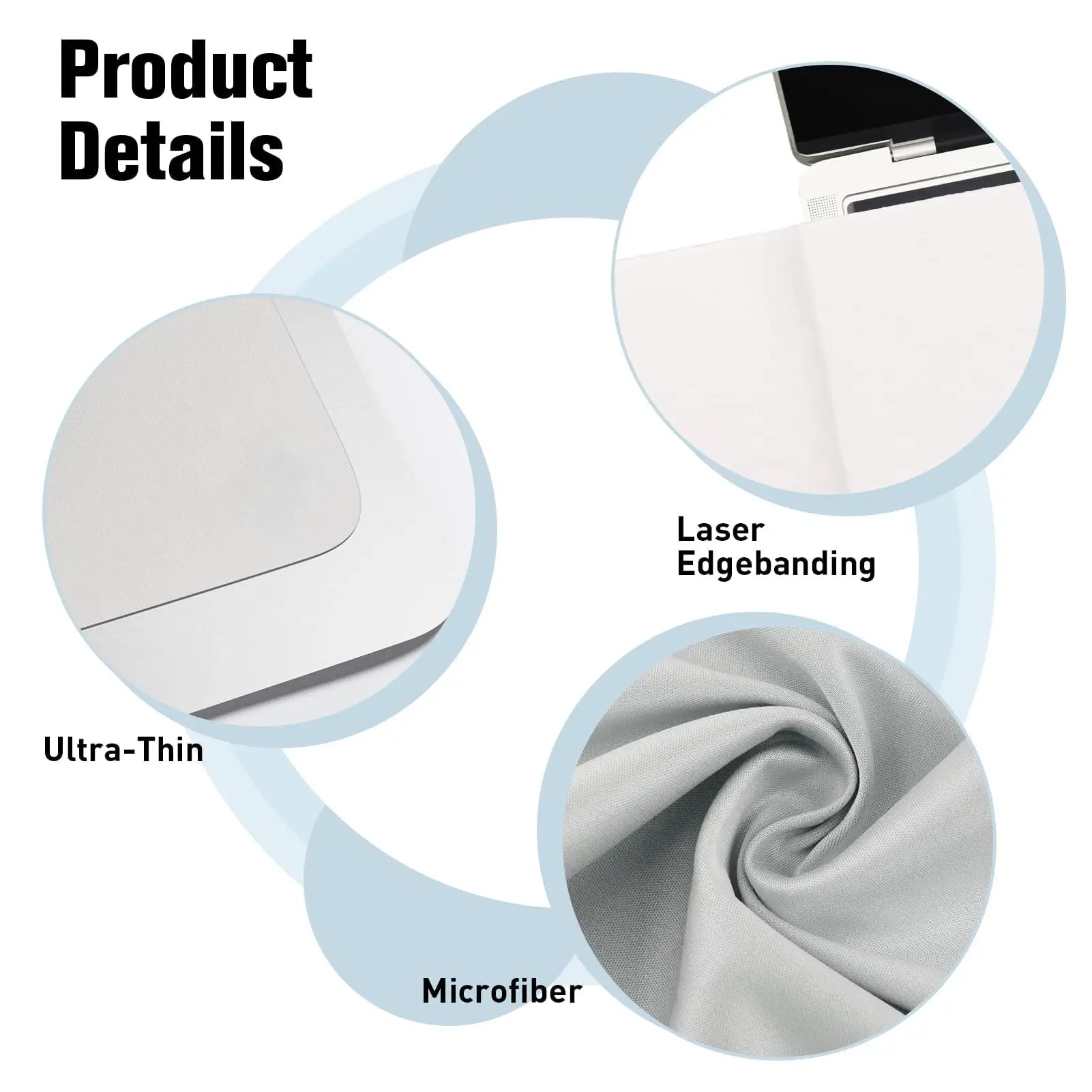 Screen Cleaning Cloth Compatible with MacBook Pro 13", 14" and MacBook Air 13", Protects Against Dirt and Scratches for Laptop K