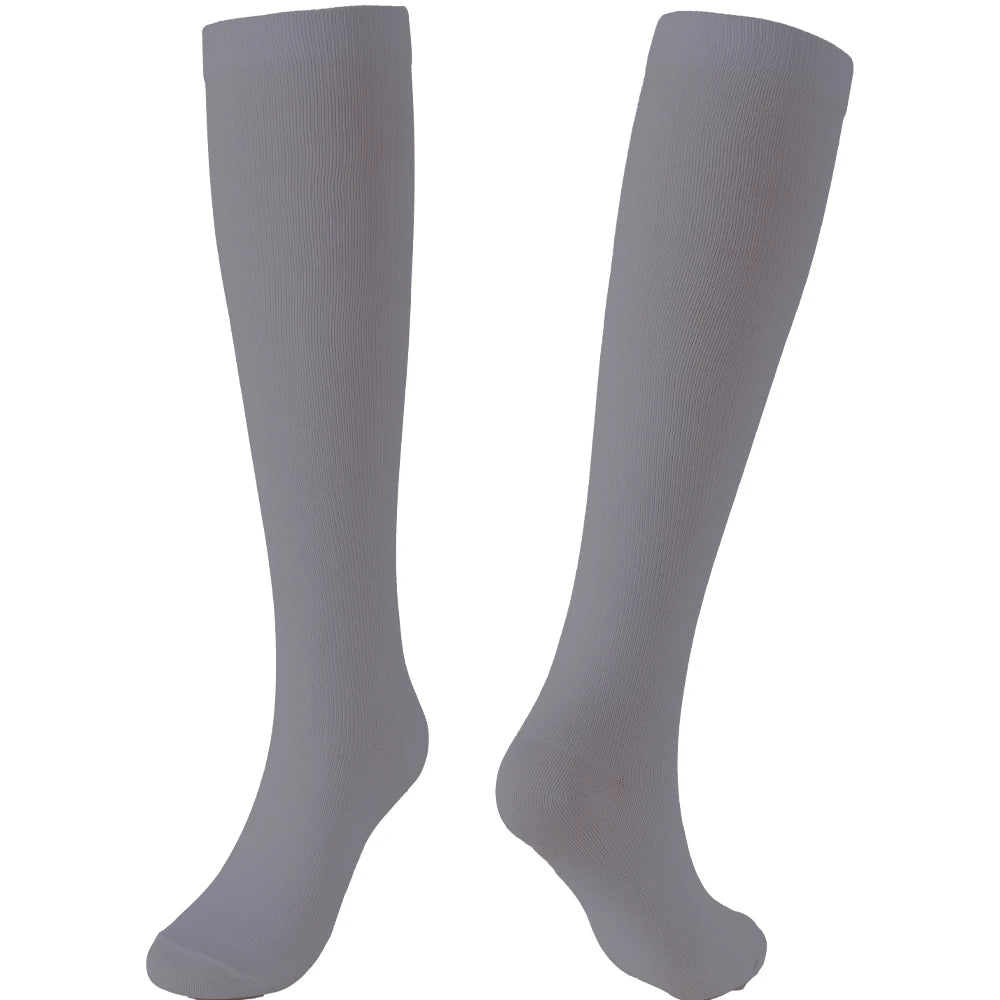 1 Pair Soild Color Compression Stockings Ankle Sock Black White Tube Socks Academic Style Lolita JK Girls Warm Knee Socks