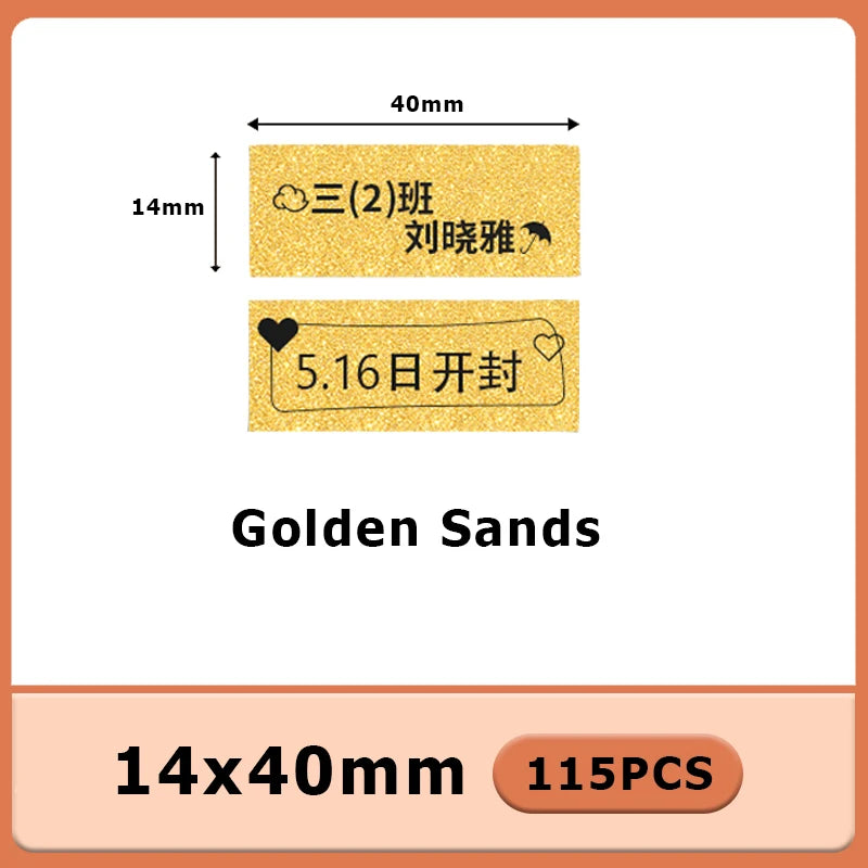 1Roll P12 P15 Thermal Label Sticker 12mm*40mm tape Compatible Phomemo D30 Q30 Marklife P11 P50 L12 DELI Q2 Labeller