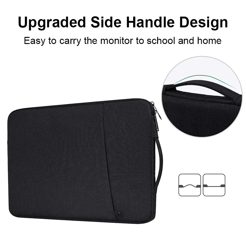 Laptop Sleeve Handbag Case 13, 13.3, 14, 15, 15.6 15.4 Inch for Macbook Pro Air Waterproof Notebook Cover Lenovo ASUS Huawei Bag