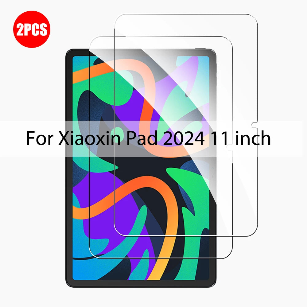 2PCS Tempered Glass For Lenovo Xiaoxin Pad Pro 12.7 2023 2025 2022 Screen Protector For Xiaoxin Pad 2024 11 inch Film