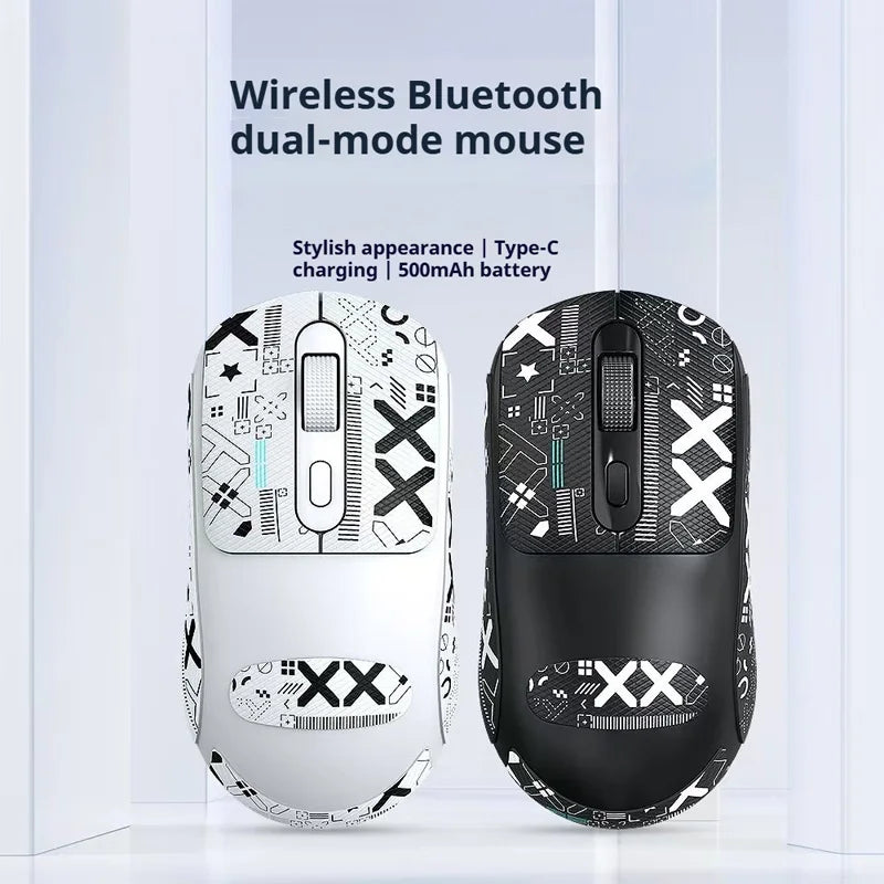 2025New Many Modes Bluetooth Gaming Mouse Rechargeable 2.4G USB Wireless RGB Backlight Mouse for iPad Tablet Laptop Computer