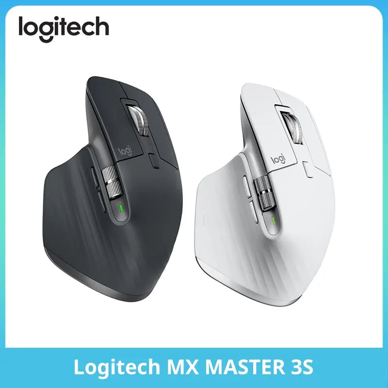 Logitech MX Master 3S Bluetooth Wireless Mouse Bluetooth 2.4G Low Noise Ergonomic Design Mouse For Laptop Gaming Accessoires