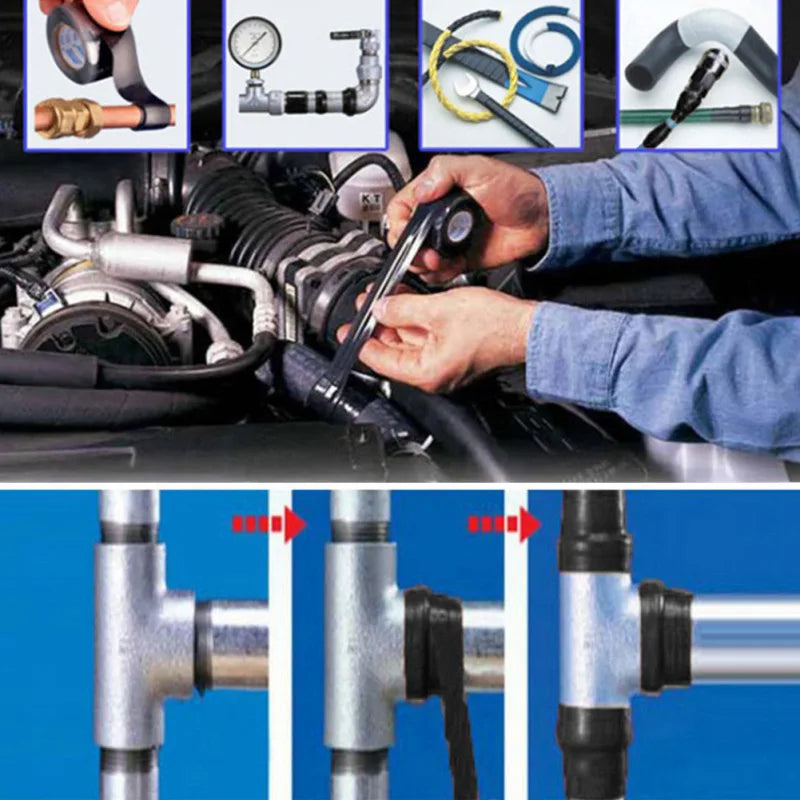 Self-adhesive Waterproof Tape Patch Seal Repair Stop Leak Proof Adhesive Tape for Bathroom Kitchen Shower Water Pipe Tape