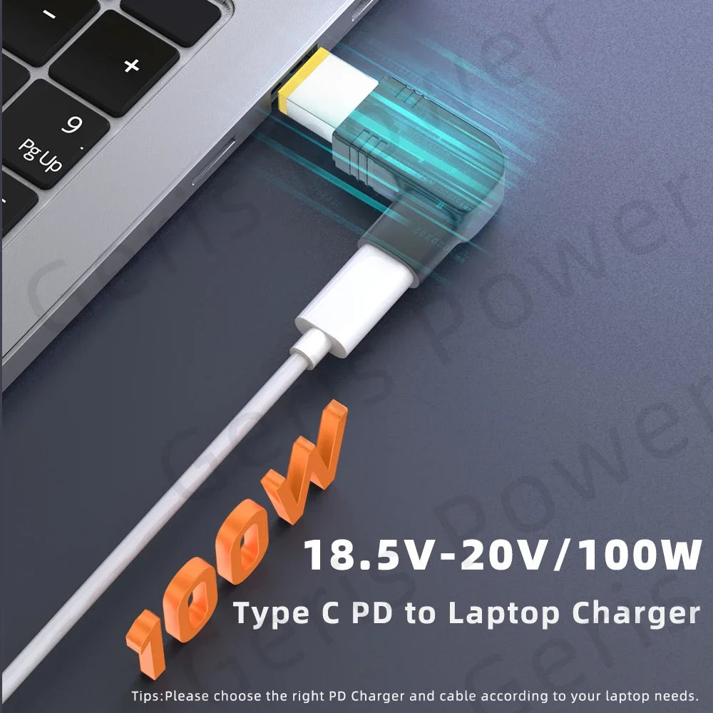 100W PD USB C Laptop Charger Universal Type C Fast Charging Adapter for Asus Lenovo HP Dell Acer Samsung