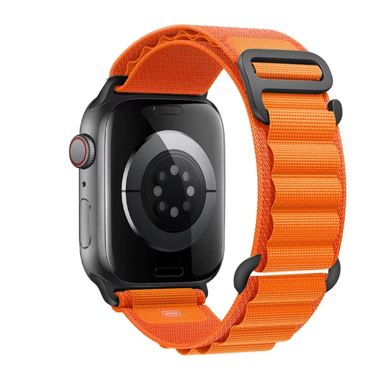 for Apple watch Straps 45mm 46mm 49mm 42mm iwatch Band 44mm 41mm 40mm Nylon Alpine bracelet correa Series 10 9 8 7 6 SE Ultra 2