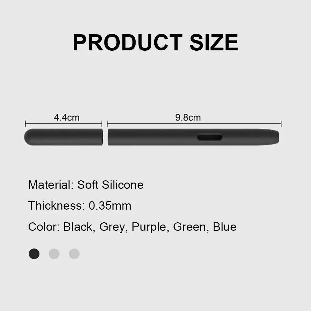 Silicone Stylus Protective Cover Tablet Touch Pencil Case Pen Sleeve for Samsung Galaxy Tab S7/S8/S9 Plus Ultra S