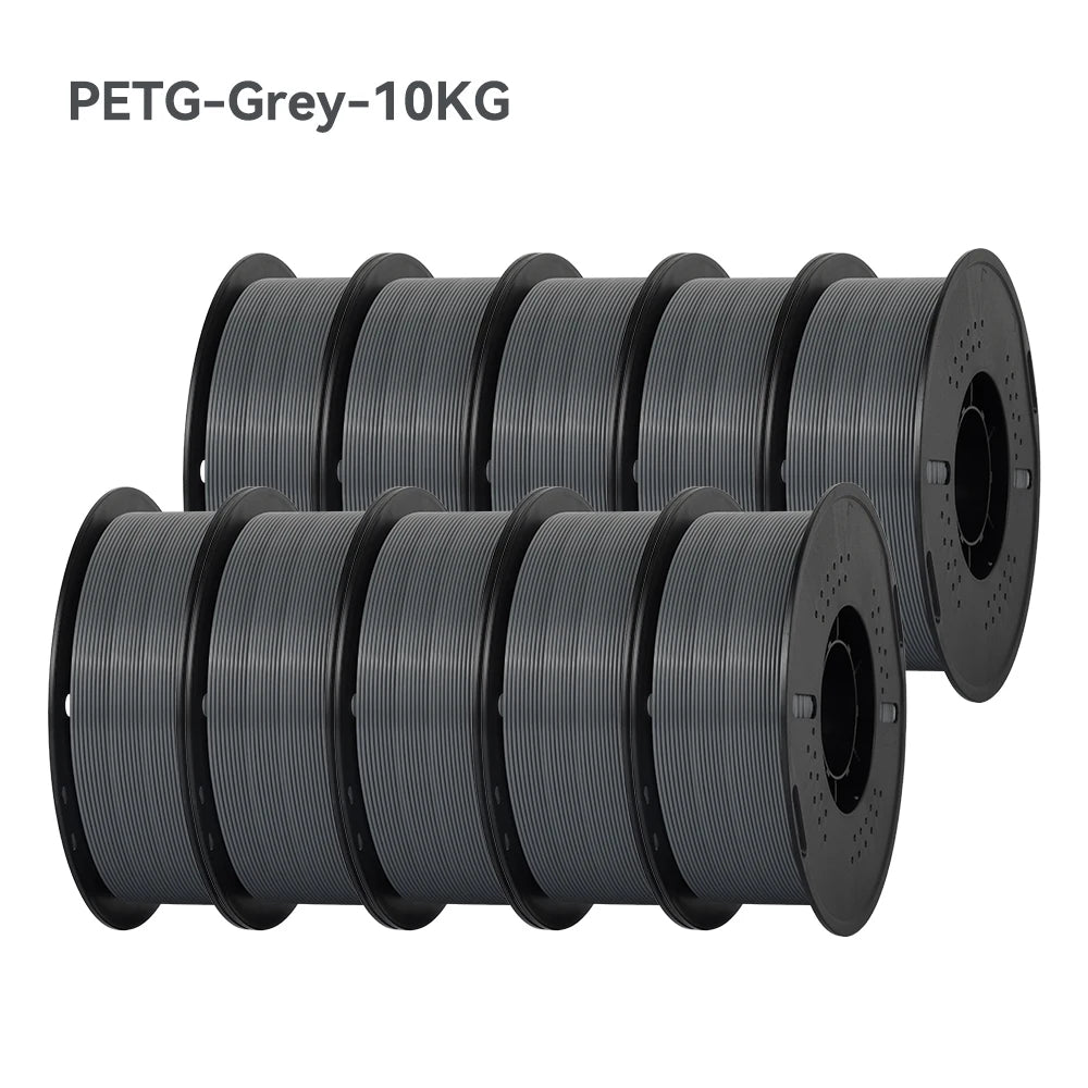 10KG 1.75mm PETG Filament Tangle-Free, High Quality 3D Printing Eco-friendly Plastic Consumables 22LBS, vacuum packaging 3D Prin