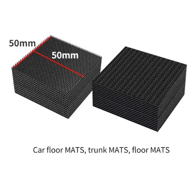 100/2pc New Carpet Fixing Stickers Double Faced High Adhesive Car Carpet Fixed Patches Home Floor Foot Mats Anti Skid Grip Tapes
