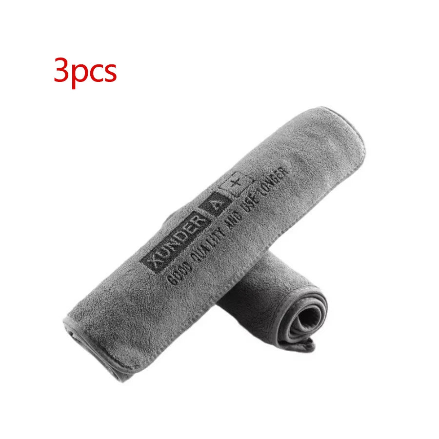 High-end Microfiber Auto Wash Towel Car Cleaning Drying Cloth Hemming Car Care Cloth Detailing Car Wash Towel