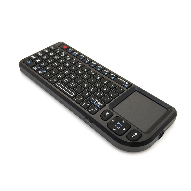 MRSVI A8 Mini Wireless Keyboard 2.4G 7 Color Backlit Touchpad Air Mouse With Infrared Indicator for Android TV Box PC,Office