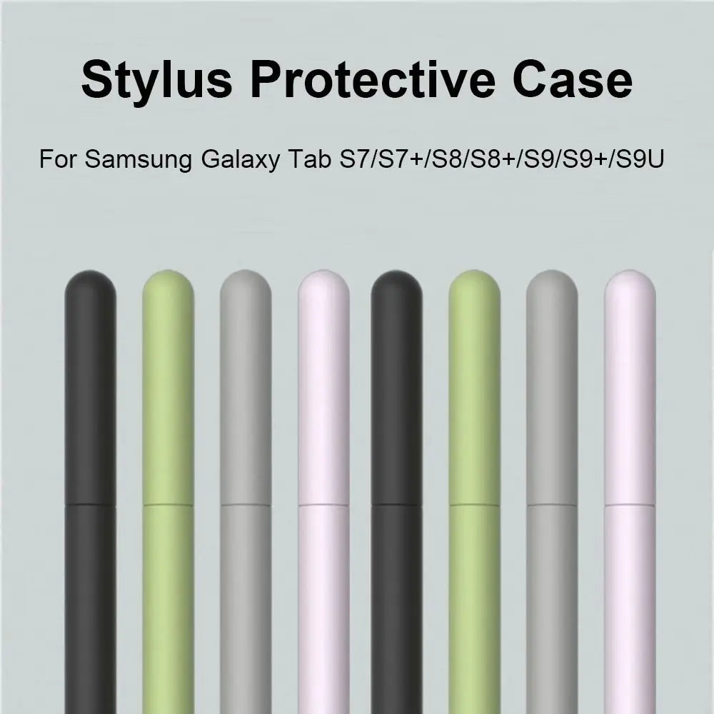 Silicone Stylus Protective Cover Tablet Touch Pencil Case Pen Sleeve for Samsung Galaxy Tab S7/S8/S9 Plus Ultra S