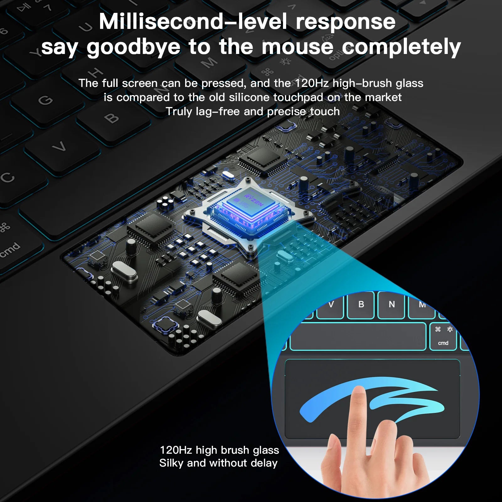 Magic Keyboard for iPad Air 4 Air 5 Air 6 Air 7 11 inch case for iPad Pro 11 inch 2018-2022 Generation Cover Smart Cover