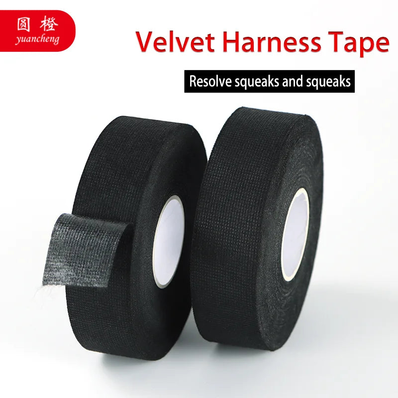 15 Meter Heat-resistant Flame Retardant Tape Coroplast Adhesive Cloth Tape For Car Cable Harness Wiring Loom Protection