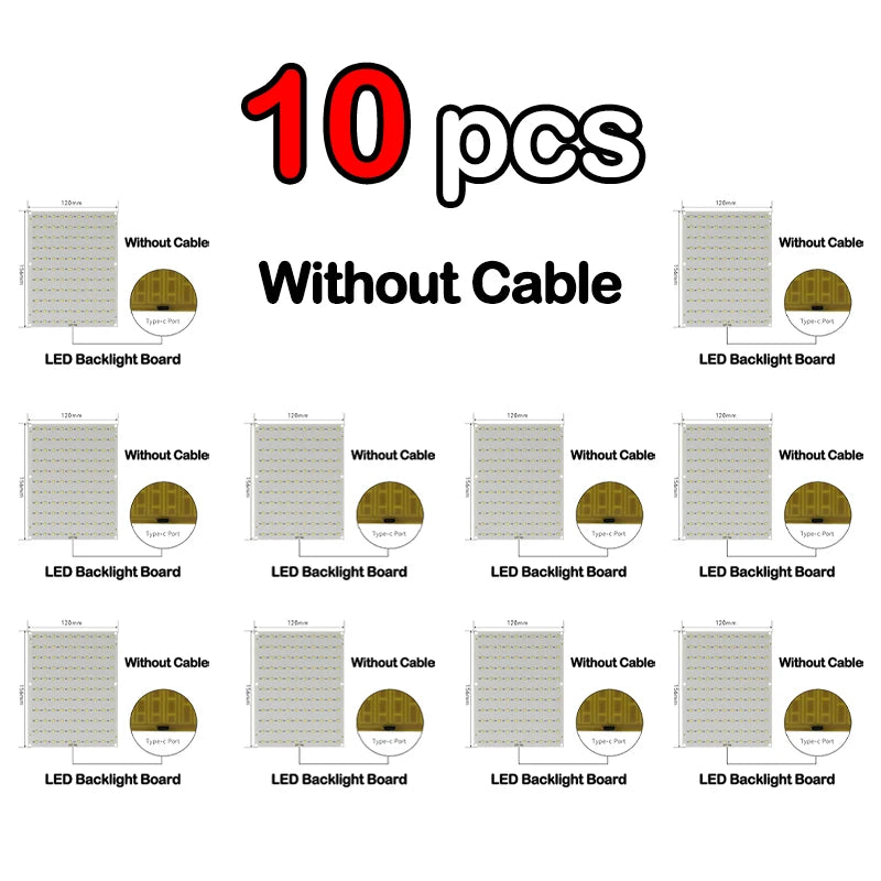 For Bambu Lab Lithophane Led Panel CMYK LED Backlight Board PLA Basic CMYK Lithophane Bundle 3D Print Lithophane Photo DIY