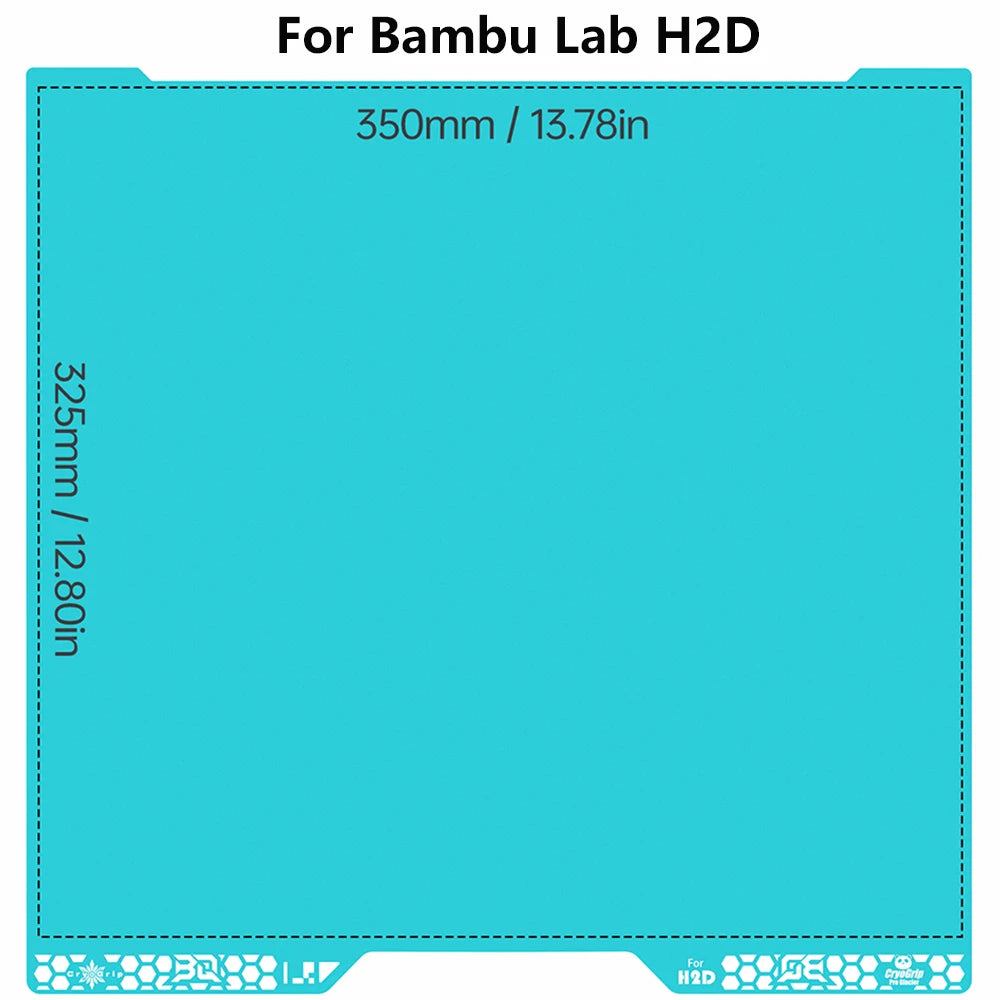 BIGTREETECH Panda Build Plate CryoGrip Pro Cool Plate For Bambu Lab P1P P1S A1 X1C X1E A1 MINI CryoGrip Sheet Spring Steel
