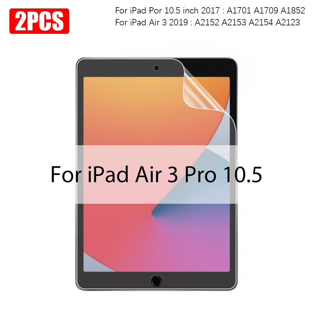2PCS Paper Film Like For Ipad 10 10th Pro 13 M4 12.9 2025 Screen Protector For Ipad Air 11 5 4 M3 M2 A16 9th Generation Mini 6 7