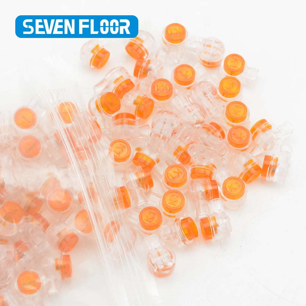 100PCS UY1 UY2 UY  Connector Wire Splice K1 K2 K3Connector RJ45 Wiring Ethernet Telephone Cable Cord UY1 Network Cable Terminal