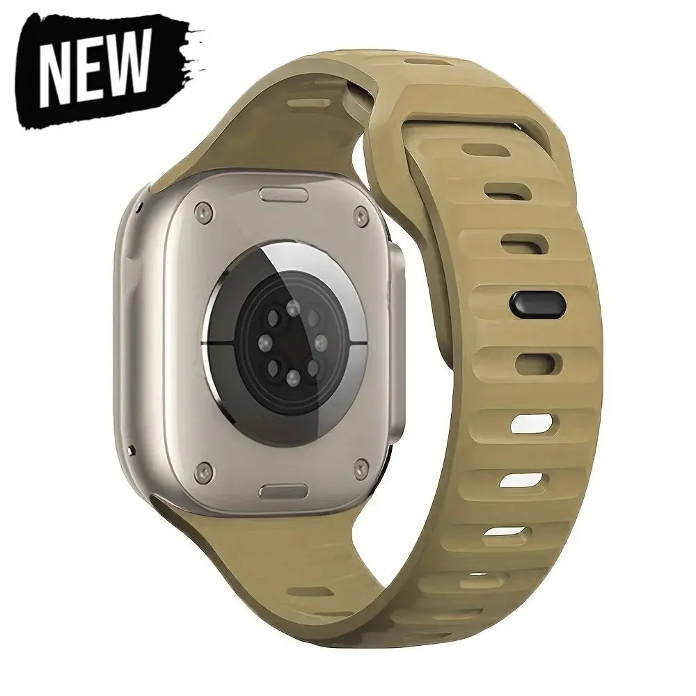 Soft Silicone Strap For Apple Watch Band Ultra 49mm 44mm 45mm 42mm 41mm 42mm 38mm Sport Watchband IWatch Serise 9 8 7 6 Bracelet