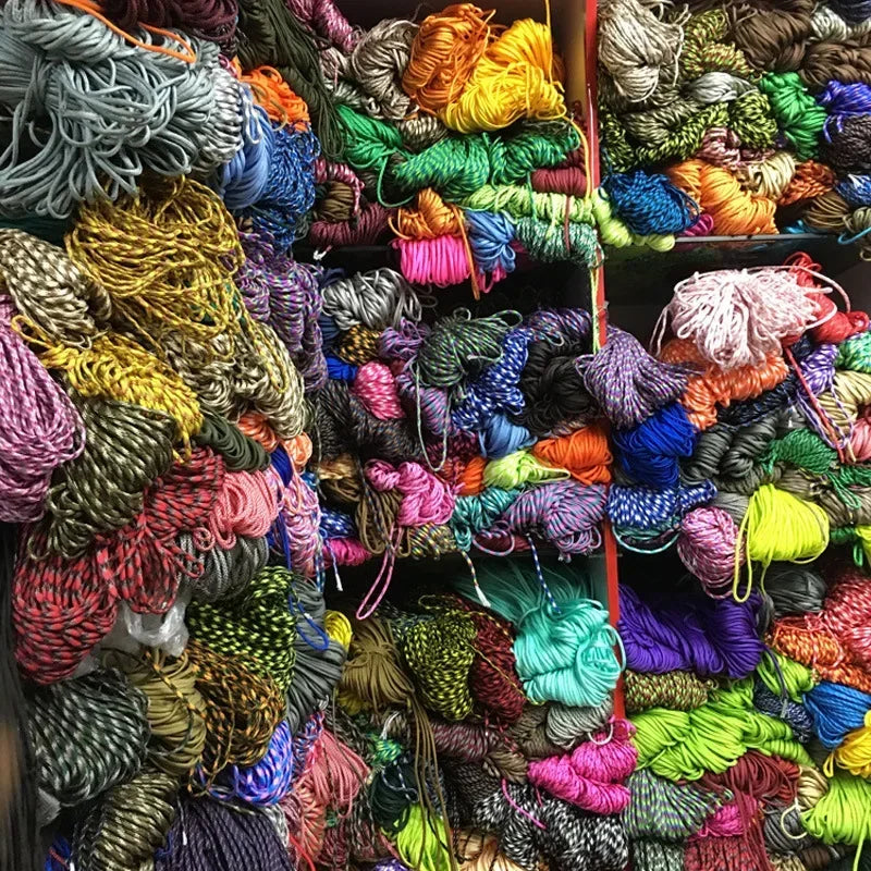 550 Military Paracord 7 Strand 4mm Tactical Parachute Cord Camping Accessories Outdoor Survival DIY Bracelet Rope