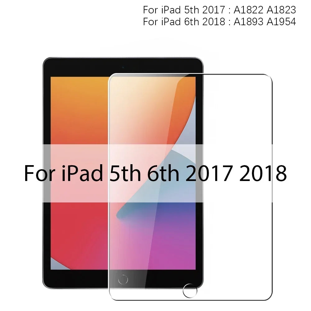 3PCS Tempered Glass For Ipad Pro 13 12.9 11 6th M4 M2 2024 Air 5 4 3 2 1 9 9th 10 10th Gen Mini 6 10.9 10.2 9.7 Screen Protector