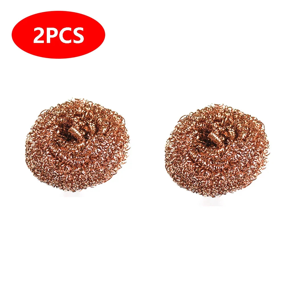 Soldering Iron Cleaning Ball Cleaning Nozzle Tip Desoldering Soldering Solder Iron Tip Copper Wire Cleaner Ball Metal Dross Box