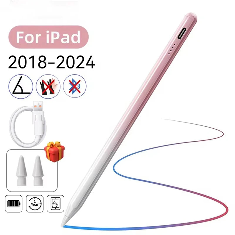 For Apple Pencil 2 1 Palm Rejection Power Display iPad Accessories iPad 2022 2021 2020 2019 2018 Pro 11 12.9 Air Mini Stylus Pe