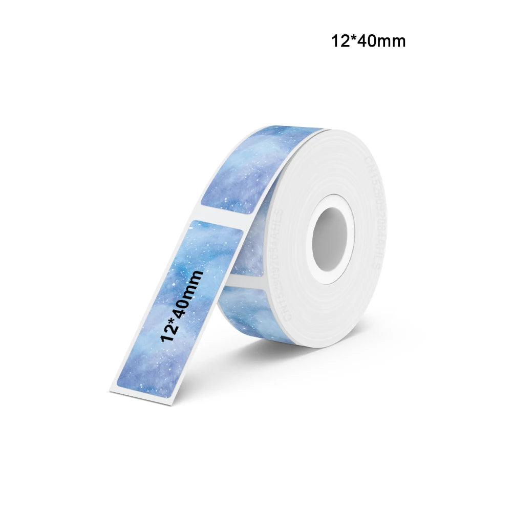 Portable Mini Printer Marklife P12 Thermal Printer Adhesive Sticker Labeling Machine P12 Label Maker or 1PK Continues Label Tape
